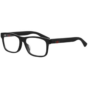Gucci GG 0176O 001 Black Plastic Rectangle Eyeglasses 56mm in Saudi Arabia