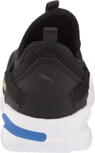 PUMA Softride Rift Slip On Running Shoe, Black-Nebulas Blue-Nrgy Yellow-Intense Blue, 11.5 US Unisex Little Kid in Saudi Arabia