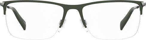 Levi's Men's LV 5029 Square Prescription Eyewear Frames, Matte Green/Demo Lens, 55 mm, 17mm in Saudi Arabia