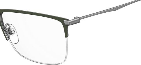 Levi's Men's LV 5029 Square Prescription Eyewear Frames, Matte Green/Demo Lens, 55 mm, 17mm in Saudi Arabia