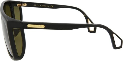 Sunglasses Gucci GG 0467 S- 001 BLACK/GREEN in Saudi Arabia