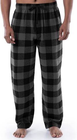 Wrangler Men's Waffle Knit Top and Flannel Pant Pajama Sleep Set in Saudi Arabia