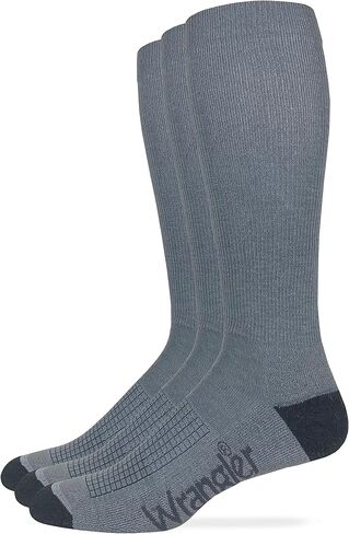 Wrangler Mens Ultra Dri Sorbtek Seamless Toe Tall Boot Socks 3 Pair Pack in Kuwait