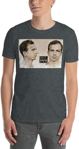 Lee Harvey Oswald Mug Shot Nov 22 1963 Horizontal Painting Mugshot T-Shirt in Saudi Arabia