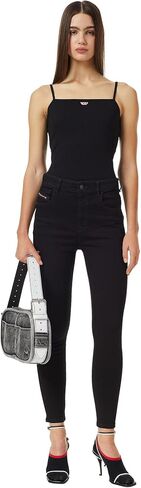 Diesel 1984 SLANDY-HIGH 069EF Super Skinny Jeans Jeans Woman Black in Saudi Arabia