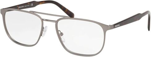 Prada Sunglasses Gunmetal Frame, Transparent Lenses, 54MM in Saudi Arabia