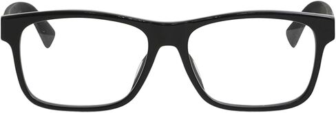 Gucci GG 0176O 001 Black Plastic Rectangle Eyeglasses 56mm in Saudi Arabia