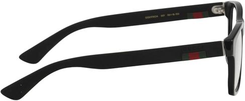 Gucci GG 0176O 001 Black Plastic Rectangle Eyeglasses 56mm in Saudi Arabia