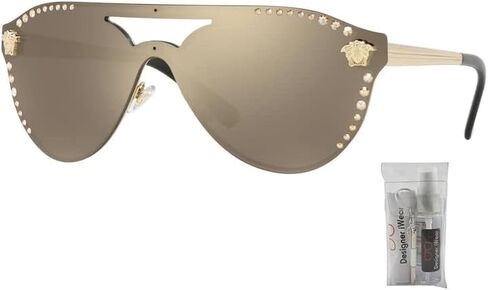 Versace VE2161B Irregular Sunglasses for Women + BUNDLE With Designer iWear Complimentary Eyewear Kit in Saudi Arabia