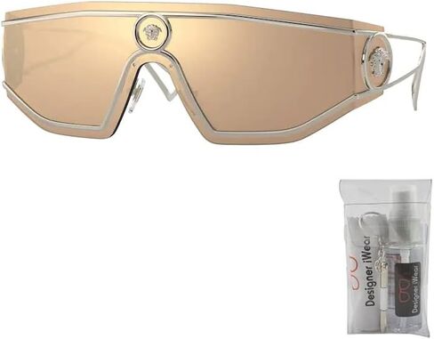 Versace VE2226 Irregular Sunglasses for Men + BUNDLE with Designer iWear Complimentary Eyewear Care Kit in Saudi Arabia