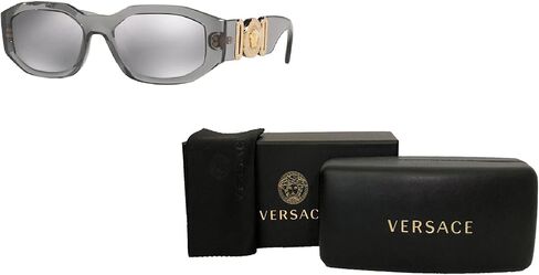 نظارات شمسية غير منتظمة من Versace VE4361 للرجال + حزمة مع مجموعة نظارات مجانية من Designer iWear in Kuwait