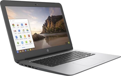 HP Chromebook T4M32UT#ABA 14-Inch Laptop (Intel Celeron Processor, 4 GB RAM, 16 GB SSD, Chrome OS), Black in Saudi Arabia