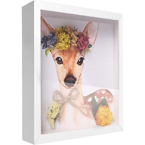 4x6 Shadow Box Frame Display Case, Wood with Plexiglass, Display Case Box for Memorabilia, Medal, Crafts,Tickets and Photos, Picture Frame for Wall and Tabletop (2pcs-Black, 4x6)