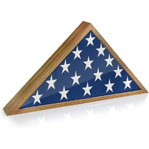 Americanflat Burial and Memorial Flag Display Cases (Barn Wood) in Saudi Arabia