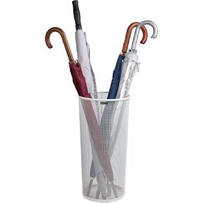 Mind Reader Umbrella Stand, 10.25"L x 10.25"W x 19.5"H, Black