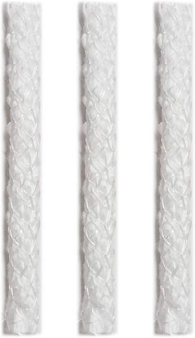 FIREFLY Fiberglass Tiki Torch Wicks - صنع في الولايات المتحدة الأمريكية - 1/2 بوصة × 6 بوصة لمشاعل تيكي - 6 لكل عبوة in Kuwait