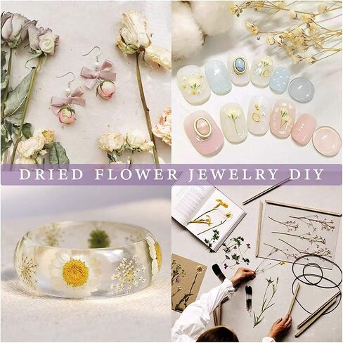 9 Bags Dried Flowers,100% Natural Dried Flowers Herbs Kit for Soap Making, DIY Candle Making,Bath - Include Rose Petals,Lavender,Don't Forget Me,Lilium,Jasmine,Rosebudsand More in Saudi Arabia