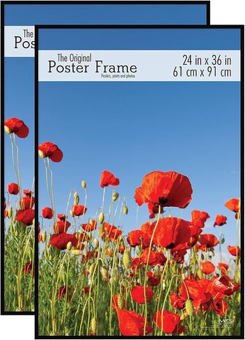 MCS Original Poster Frame, Black, 24 x 36 Inch, Set of 2 in Saudi Arabia