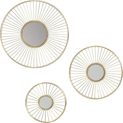 Habitat Ariston Gold Set of 3 Wall Mirror in Saudi Arabia