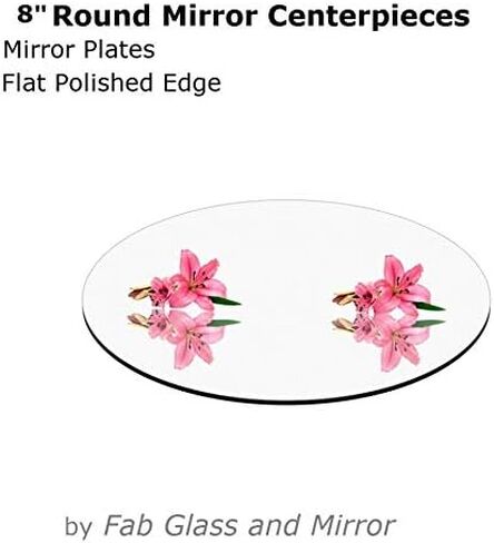 لوحات مرايا مستديرة 20.32 سم / قطع مركزية (مجموعة من 10) in Kuwait