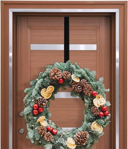 kalekey 2 حزمة إكليل شماعات، قابل للتعديل إكليل شماعات طول من 14 إلى 26 بوصة، اكاليل حامل هوك 20LB الثقيلة، للباب الأمامي لعيد الميلاد عيد الفصح عيد الهالوين زينة اكليلا من الزهور علامة ترحيب in Kuwait