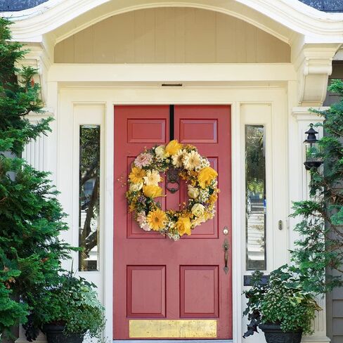 kalekey 2 حزمة إكليل شماعات، قابل للتعديل إكليل شماعات طول من 14 إلى 26 بوصة، اكاليل حامل هوك 20LB الثقيلة، للباب الأمامي لعيد الميلاد عيد الفصح عيد الهالوين زينة اكليلا من الزهور علامة ترحيب in Kuwait