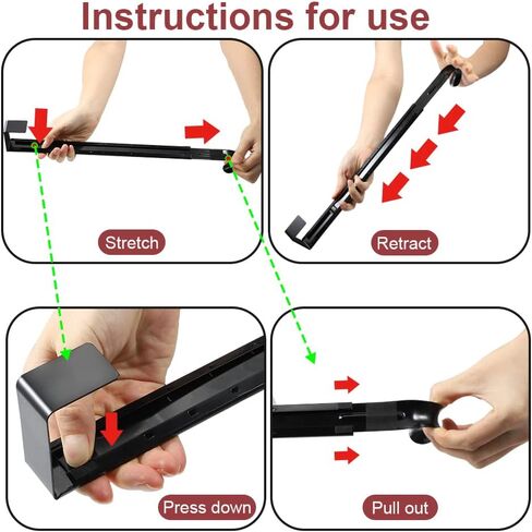 kalekey 2 حزمة إكليل شماعات، قابل للتعديل إكليل شماعات طول من 14 إلى 26 بوصة، اكاليل حامل هوك 20LB الثقيلة، للباب الأمامي لعيد الميلاد عيد الفصح عيد الهالوين زينة اكليلا من الزهور علامة ترحيب in Kuwait