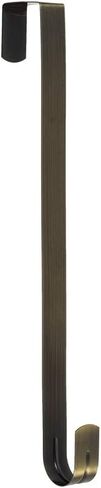 12 Inch Wreath Hanger for Front Door -Thin Metal Hook for Wreath, Door Sign Holiday Decorations Holder (Black, 1) in Saudi Arabia