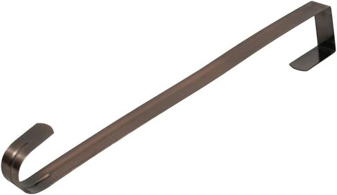 12 Inch Wreath Hanger for Front Door -Thin Metal Hook for Wreath, Door Sign Holiday Decorations Holder (Black, 1) in Saudi Arabia