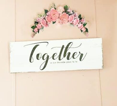 Wedding Arch Flowers, Artificial Floral Swags, 27" Decorative Swag, Artificial Flower Swag for Door Wedding Party Wall Home Decor (Champagne) in Saudi Arabia