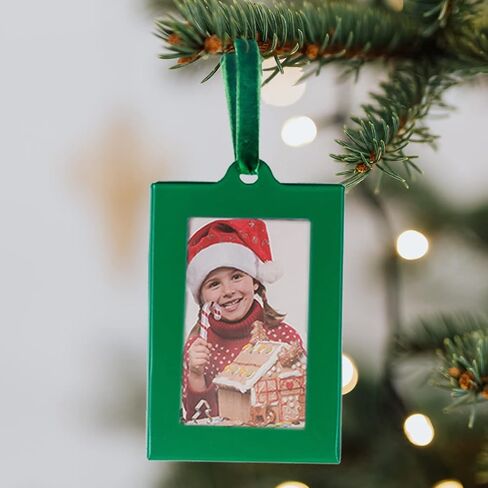 Klikel Hanging Picture Frame Ornaments - Set of 8 2x3 Black Hanging Photo Frame in Kuwait