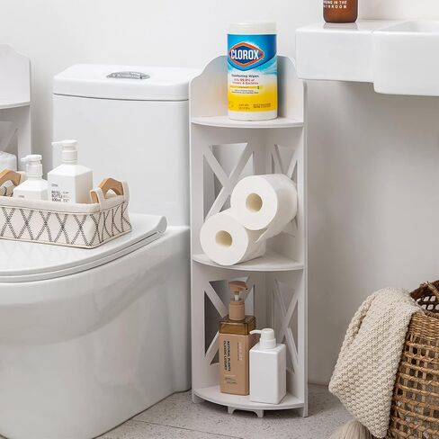 TuoxinEM Kids Nightstand,Bathroom Counter Organizer Perfect for Bathroom Storage,Small Shelf Match Any Room,White in Saudi Arabia