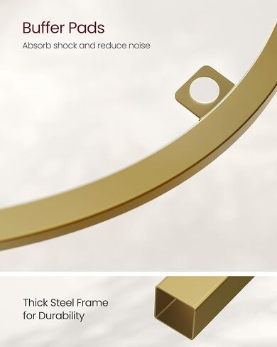 VASAGLE 3-Tier Corner Shelf Stand, Corner Bookshelf, Bathroom Organizer, Plant Stand, Tempered Glass, Steel Frame, Modern Style, for Living Room, Bathroom, Kitchen, Classic Black ULGT811B61 in Kuwait