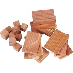 Household Essentials Large Cedar Wood Panels | 2 Pack | 42" x 20", Brown