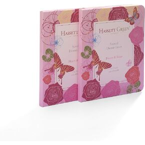 بطانات الأدراج المعطرة من هاسيت جرين لندن - عطر القلوب والورود - عبوة واحدة مكونة من 6 ورقات مقاس 23.6 × 15.75 بوصة in Kuwait