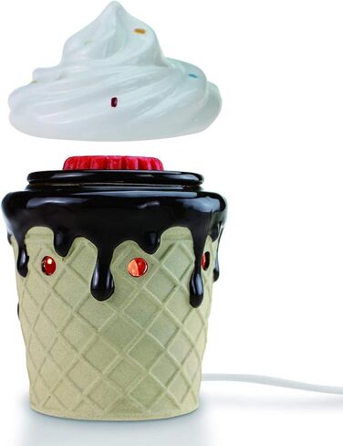 STAR MOON Ceramic Electric Wax Melt Warmer Candle Waxing Warmer Burner Melt Wax Cube Melter Fragrance Warmer - Ideal for Family and Friends, Snowman in Kuwait
