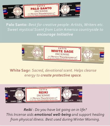 مجموعة متنوعة من أعواد البخور ناج تشامبا - عبوة (12 بخور، 140+ عود) in Kuwait