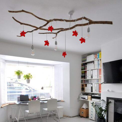Maple Leaves Suncatcher for Window,Stained Glass Window Hanging, Home Decorations,Fall Leaves Decor, Gifts for Women… in Kuwait