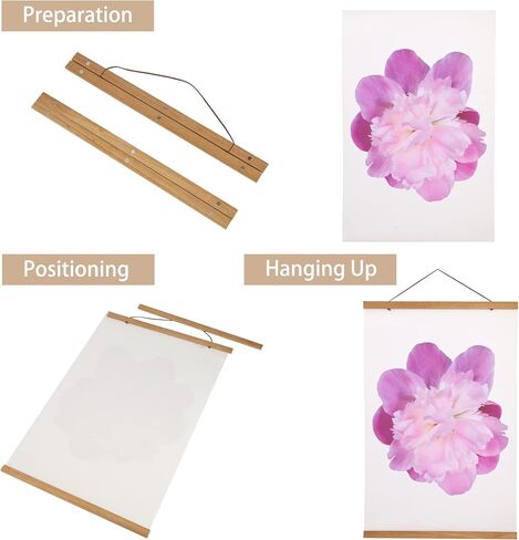 Magnetic Poster Hanger Frame 8x10 8x12 8x24 8x18 Poster Frame 8 Inch Wide Magnetic Poster Hanger Frame for Posters in Kuwait