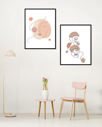 إطار ملصق ELSKER&HOME مقاس 18 × 24 مكون من 3 قطع، إطار صورة أسود للتركيب على الحائط أفقيًا أو رأسيًا، متين ومقاوم للخدش in Kuwait