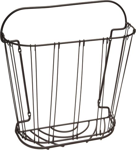 Spectrum Seville Magazine Rack (Black) - Standing Wire Storage for Desk, Office, Side Table, Bathroom, Files, Workspace, Books, Paper, & More in Kuwait