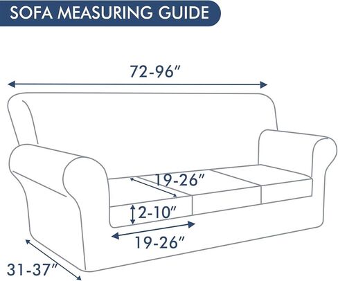 hyha Couch Cover, Floral Pattern, Stretch, Printed, 4 Pieces, Sofa Slipcovers, for 3 Separate Cushion Couch, Washable Furniture Protector for Dogs (Sofa, Vintage Flower) in Saudi Arabia
