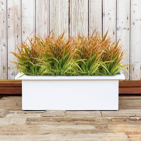 DVGUN 8 Bundles Artificial Grass Plants Fake Bushes Artificial Shrubs Wheat Grass Greenery for Autumn House Plastic Outdoor UV Resistant Faux Grass in Kuwait