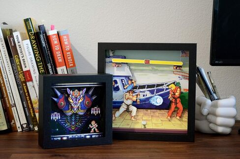 Level Up Labs Capcom Street Fighter - Boat Scene 9x9 Shadow Box Art (Big in Saudi Arabia