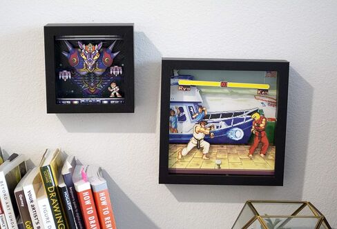 Level Up Labs Capcom Street Fighter - Boat Scene 9x9 Shadow Box Art (Big in Saudi Arabia