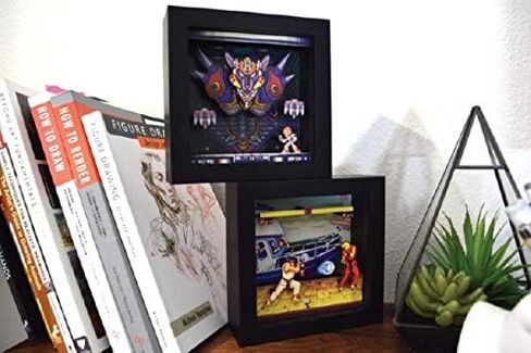 Level Up Labs Capcom Street Fighter - Boat Scene 9x9 Shadow Box Art (Big in Saudi Arabia