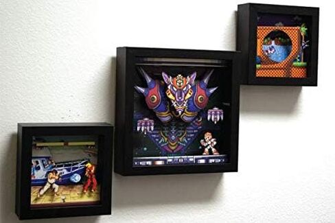 Level Up Labs Capcom Street Fighter - Boat Scene 9x9 Shadow Box Art (Big in Saudi Arabia