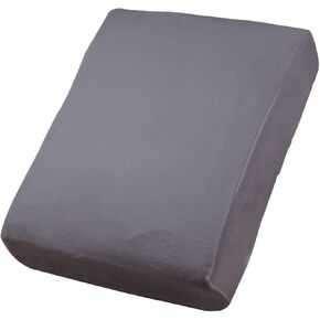 أغطية وسائد فردية من U-NICE HOME لمجموعات واقيات وسائد مقعد الأريكة مع نسيج قطيفة ناعم (قطعة واحدة من أغطية الوسائد، أسود) in Kuwait