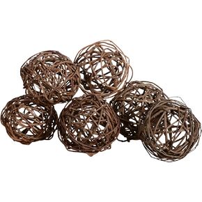 Set of 6 Natural Vine Balls 4 Inches Diameter, Bowl and Vase Filler in Kuwait