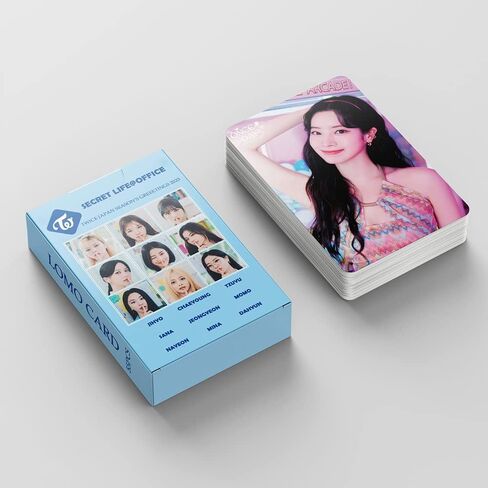 FOURBOM 55pcs Twice Photocard TWICE 2023 SEASON'SGREETING LOMO بطاقات مرتين بطاقات الألبوم KPOP Twice Album Cards TWICE 2023 SEASON'SGREETING صور بطاقات مجموعة بطاقات الصور مرتين in Kuwait